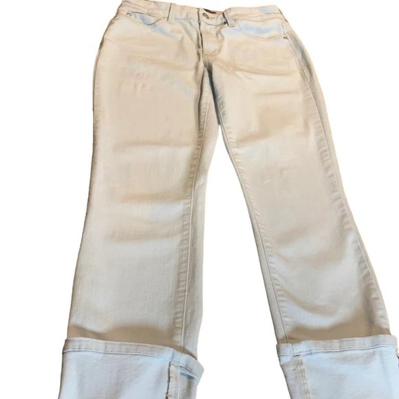 Nydj lorena boyfriend cuffed jeans size 6 - Picture 1 of 10